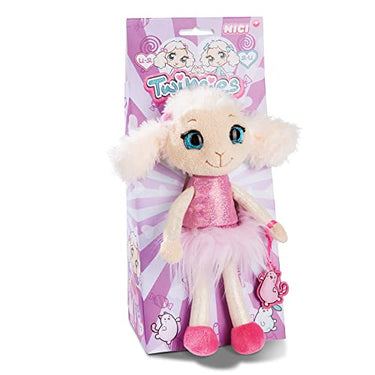 NICI 45886 Plüschpuppe Twinsies Li-SI 25 cm in schöner Geschenkbox –Schaf Plüschtier für Mädchen & Jungen – Flauschiges Stofftier zum Kuscheln, Spielen, Stylen & Sammeln, beige im Sale